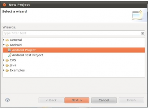 Eclipse New Project Wizard